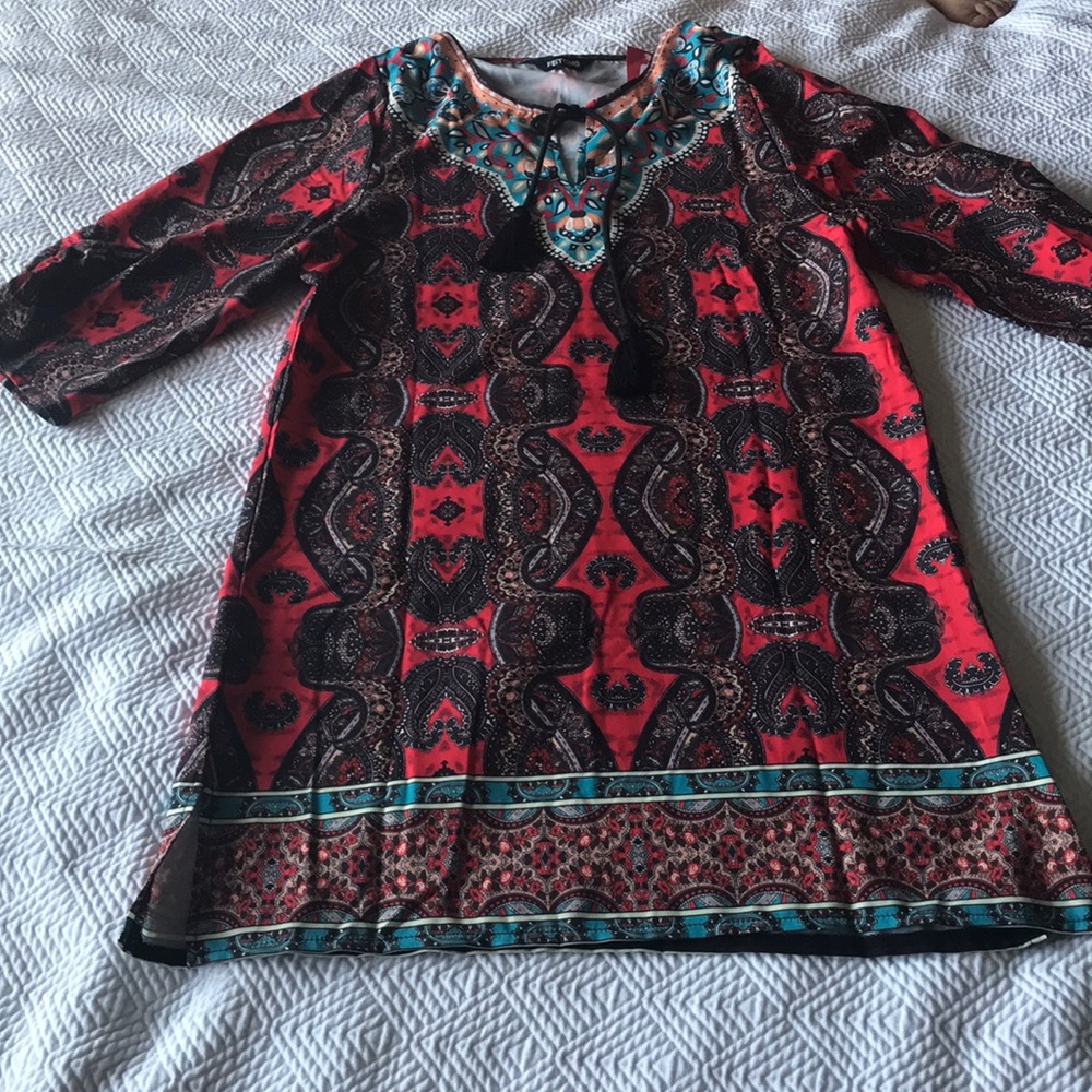 Boho tunic dress